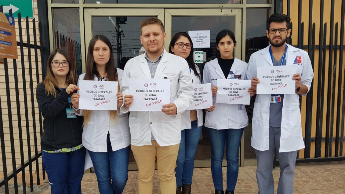 Hoy se define si continúa el paro de 76 médicos generales de zona en Tarapacá