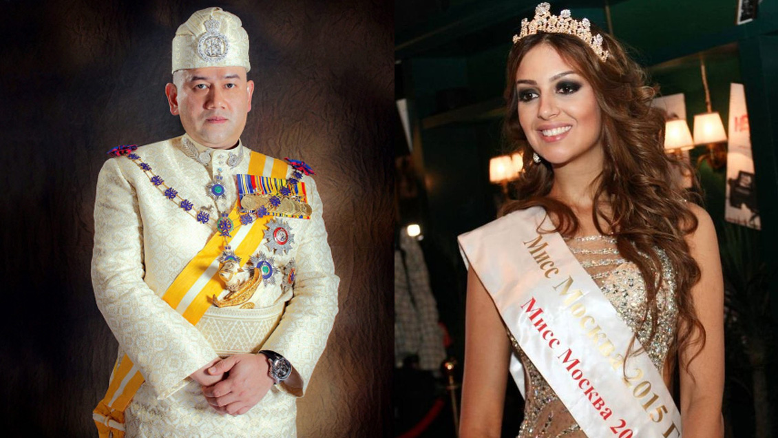 Sultán malasio se divorció de la modelo rusa por la que abdicó