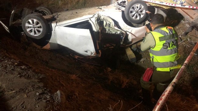 Accidente de tránsito en Ñuble dejó una persona fallecida