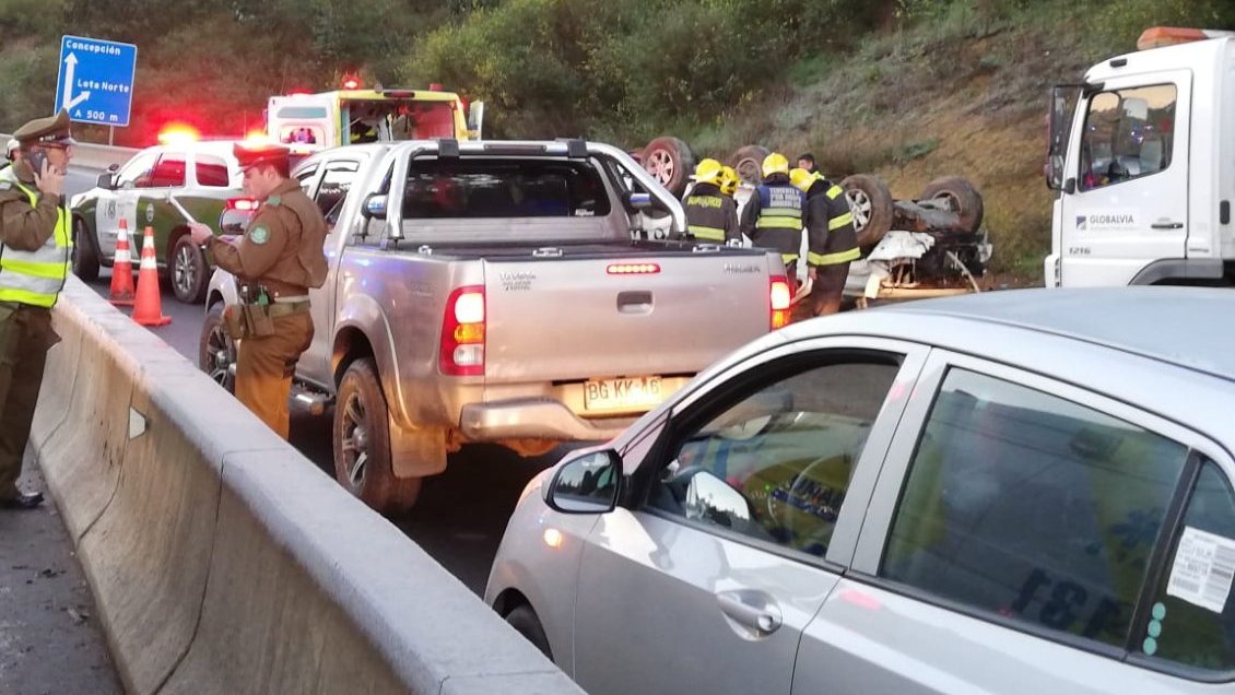 Aspirante a Carabineros quedó en riesgo vital tras accidente en Lota
