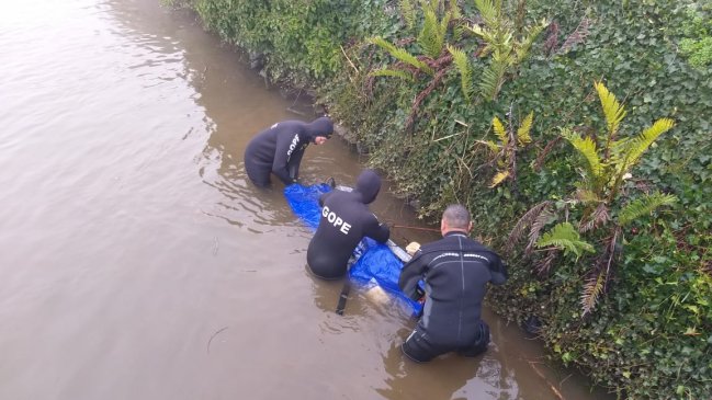 Encuentran un cuerpo flotando en el Río Calle-Calle