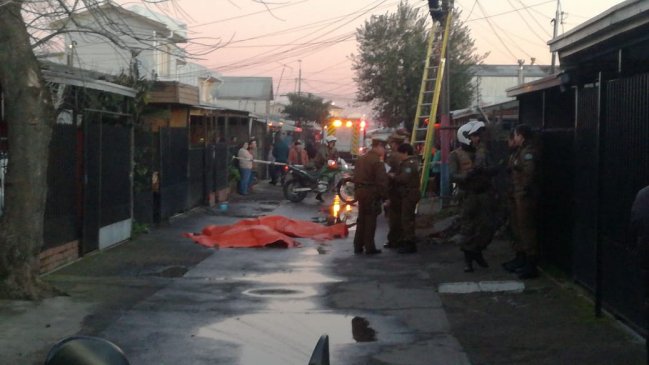 Dos personas murieron tras ser rescatadas de incendio en Chillán