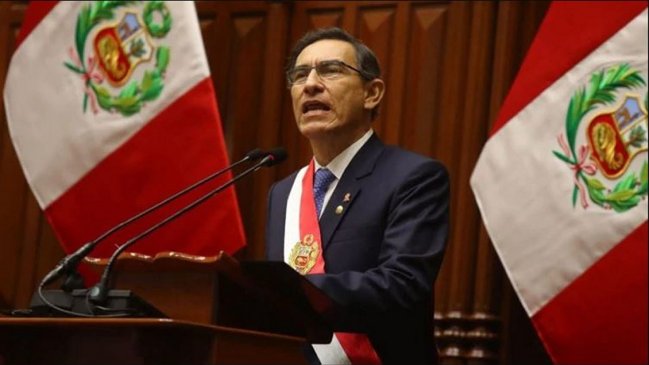 Presidente de Perú propuso adelantar las elecciones para el 2020