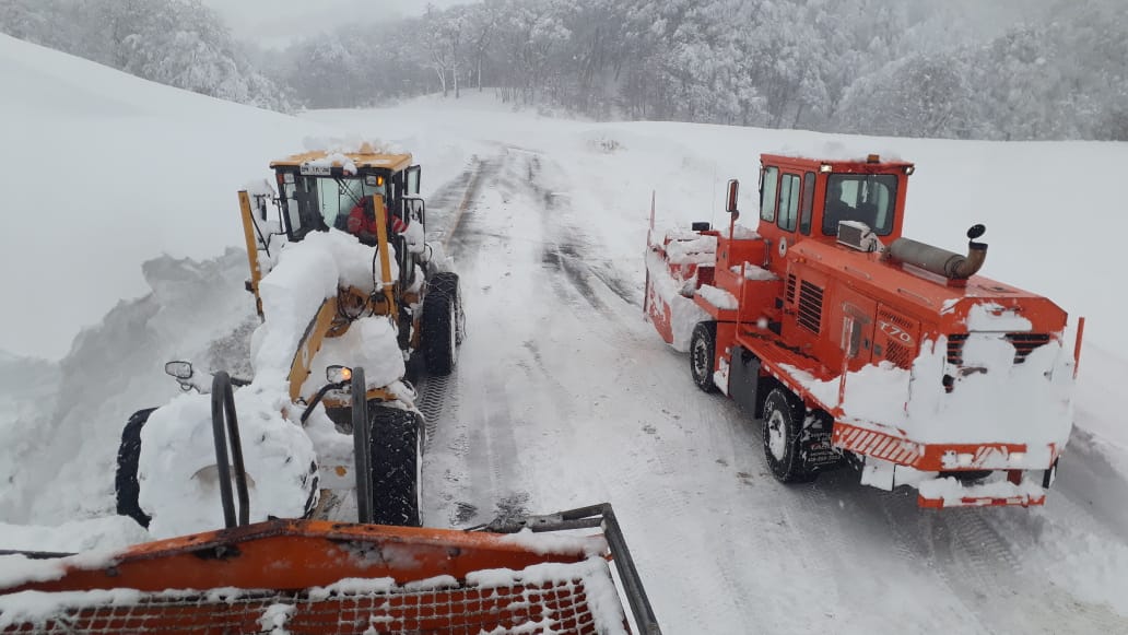 Transporte de carga sobreexige a caminos de Palena por corte de ruta argentina