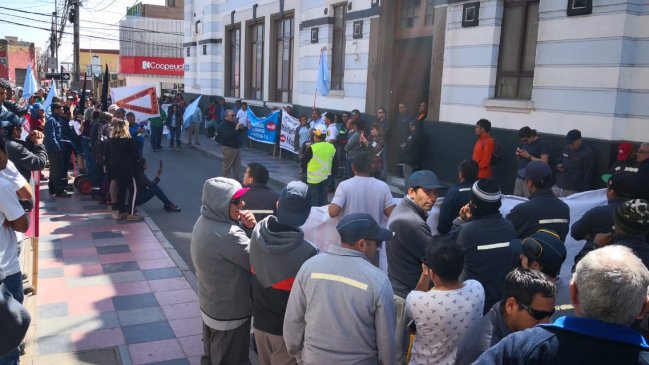 Trabajadores industriales de Arica marcharon en protesta por cambios de usos de suelo