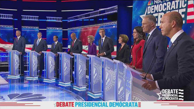 Partido Demócrata realiza su segundo, y masivo, debate presidencial en EE.UU.