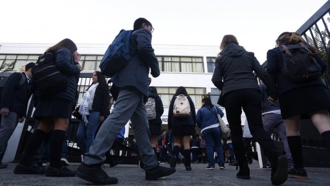 Denuncias de agresiones a escolares bajaron 13,5 por ciento en el primer semestre