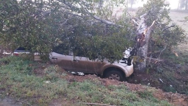 Muere conductor al impactar contra un árbol camino a Los Muermos