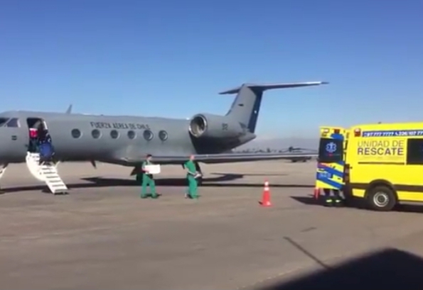 FACH traslada a Santiago órganos donados de joven muerto en accidente en Copiapó