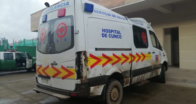 Dos sujetos robaron una ambulancia desde el Hospital de Cunco