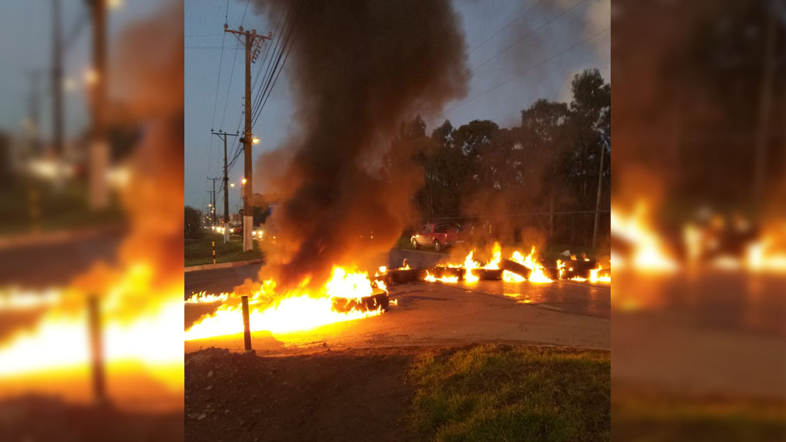 Ley de la Jibia: Pescadores industriales volvieron a protestar con barricadas en Talcahuano