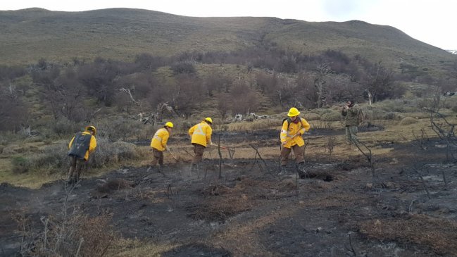 Once hectáreas han sido consumidas en incendio que afecta a estancia en Torres del Paine