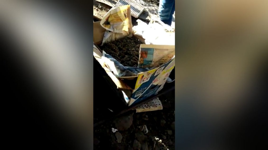 Sujeto mantenía droga enterrada en cajas en su patio: Fue detenido
