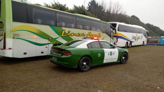 Sorprenden a empresa de buses suspendida operando en Concepción