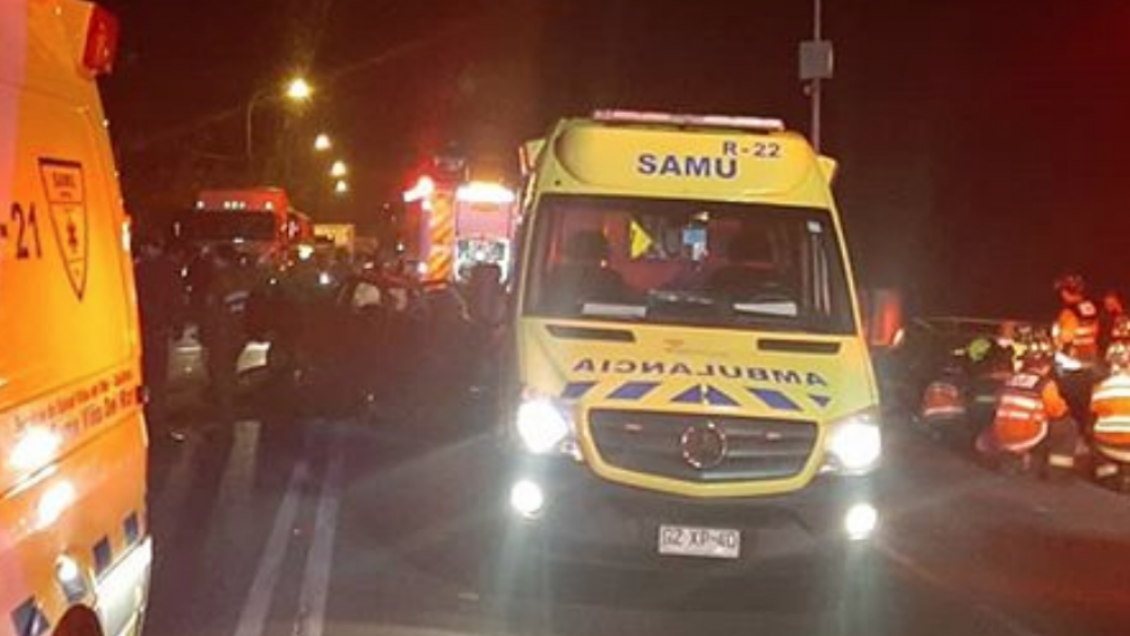Colisión frontal dejó cinco heridos en ruta que une Concón y Quillota