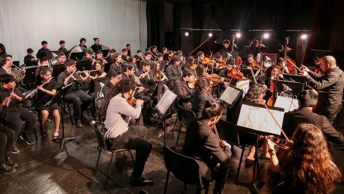 Orquesta sinfónica Infantil realizó magistral presentación en el teatro Diego Rivera