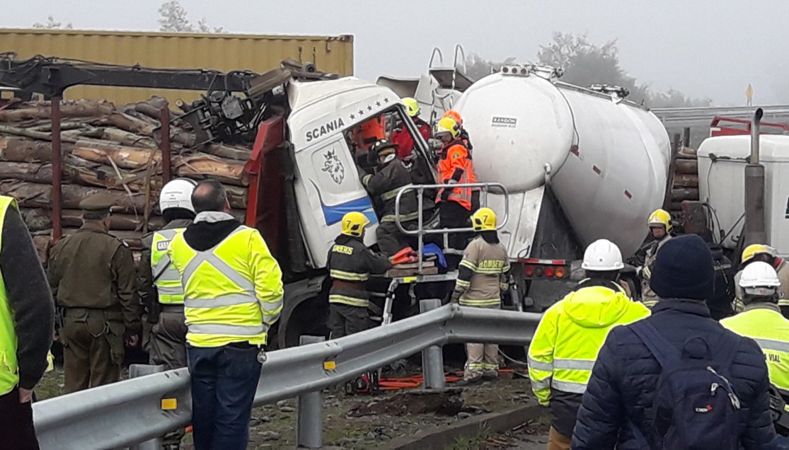 Accidente en Ruta del Itata: Ex seremi estuvo entre los conductores involucrados
