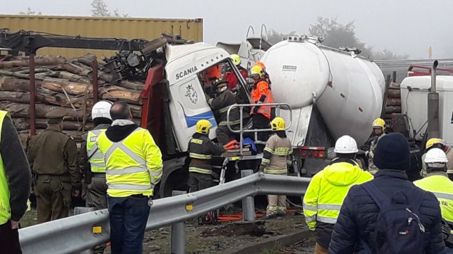 Accidente en Ruta del Itata: Ex seremi estuvo entre los conductores involucrados