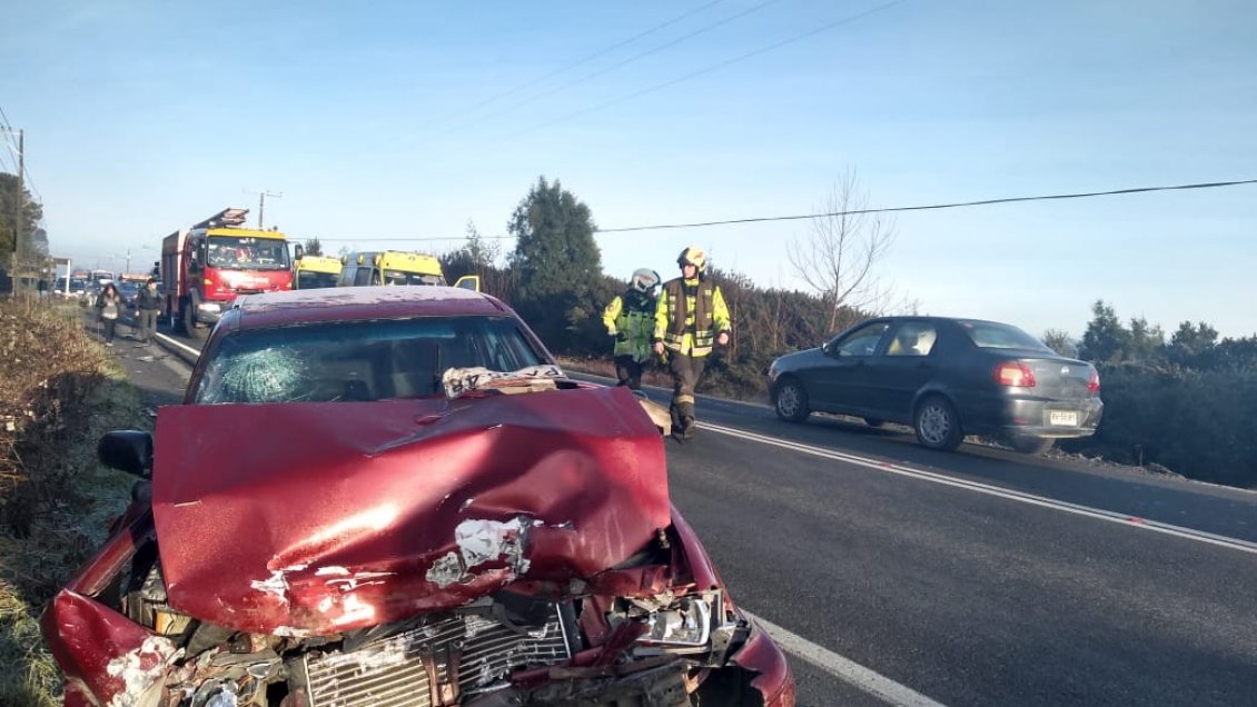 Accidente dejó dos lesionados en Puerto Montt