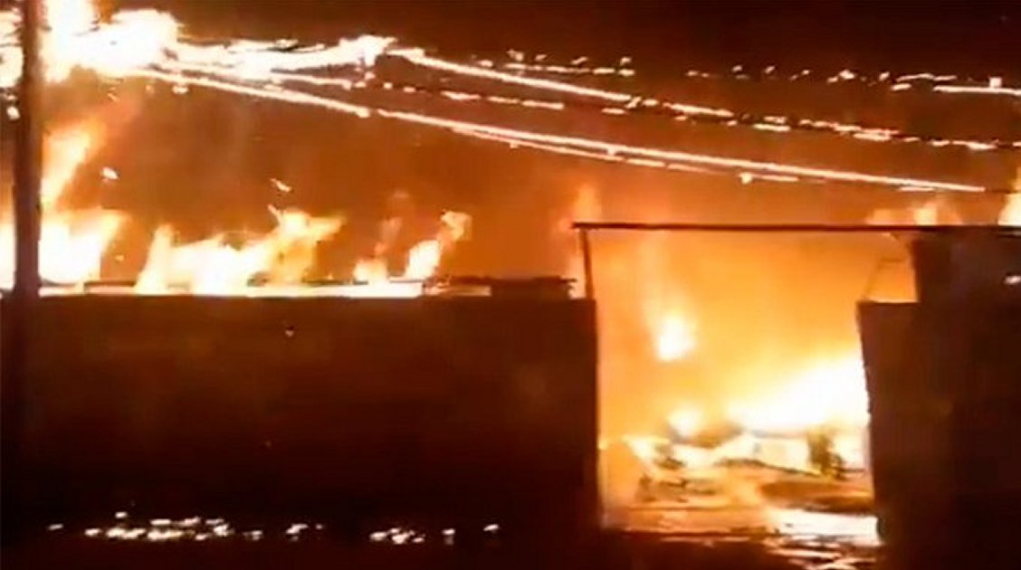 Incendio en fábrica de muebles de San Joaquín dejó un fallecido