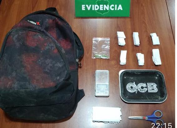 Punta Arenas: OS-7 detuvo a dos personas acusadas de microtráfico de drogas