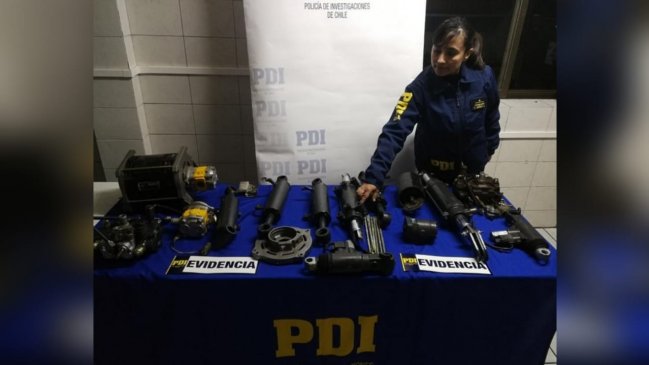 Chillán: Detienen a mecánico acusado de robar piezas en taller para venderlas por Internet