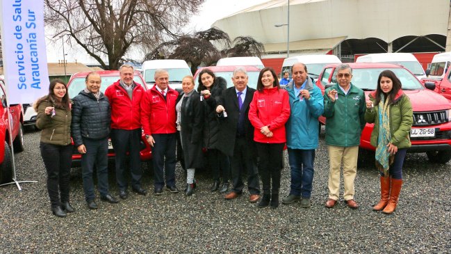 Entregan vehículos destinados a reforzar red de salud de La Araucanía