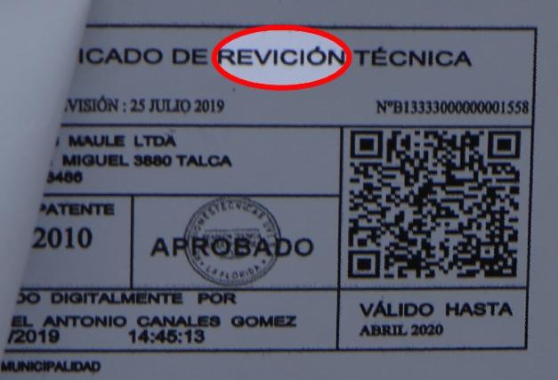 Certificados falsos de 