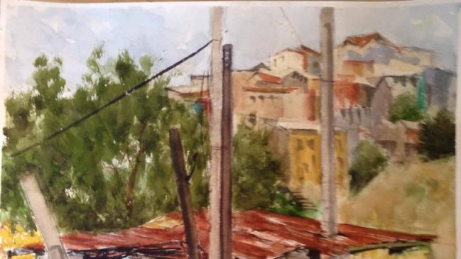 Artistas invitan a jornada de acuarela y dibujo al aire libre en Valparaíso