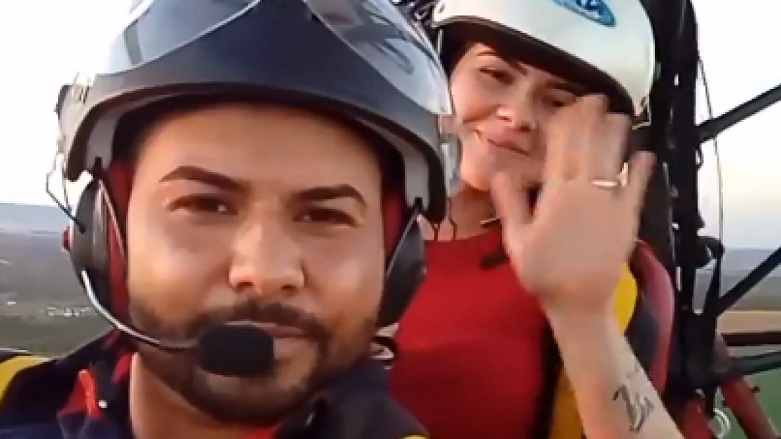 Pareja murió un día antes de su matrimonio tras caer de parapente