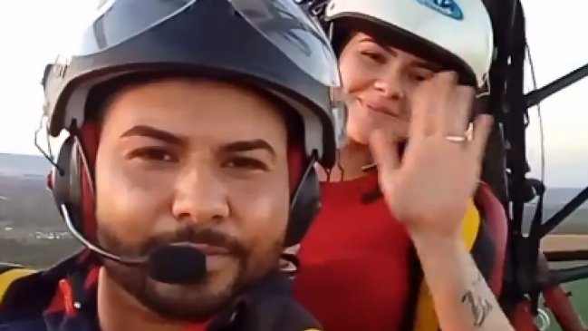 Pareja murió un día antes de su matrimonio tras caer de parapente
