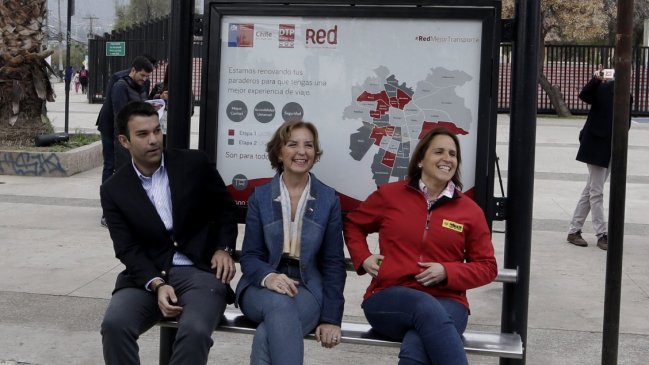 Transportes anunció plan de renovación y mantenimiento de paraderos