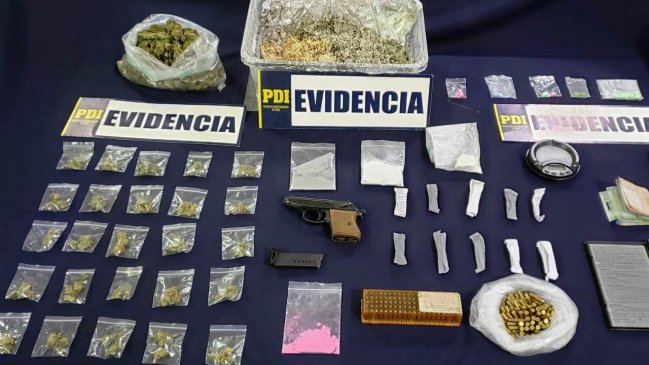 PDI detuvo a dos sospechosos de vender drogas sintéticas a través de redes sociales en Quilpué