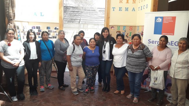 Mujeres del Tamarugal conocen oferta programática de Sernameg