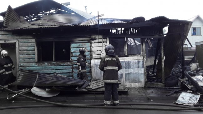 Joven padre muere en incendio en Nueva Imperial
