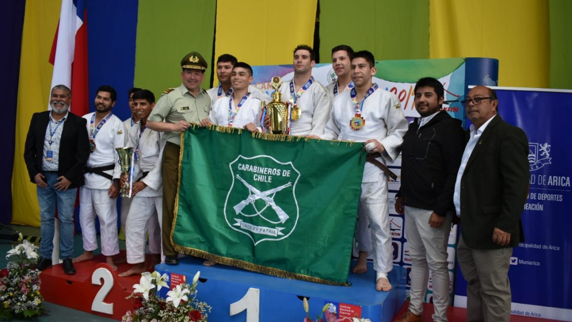 Equipo de Carabineros se quedó con el Nacional de Judo Federado realizado en Arica