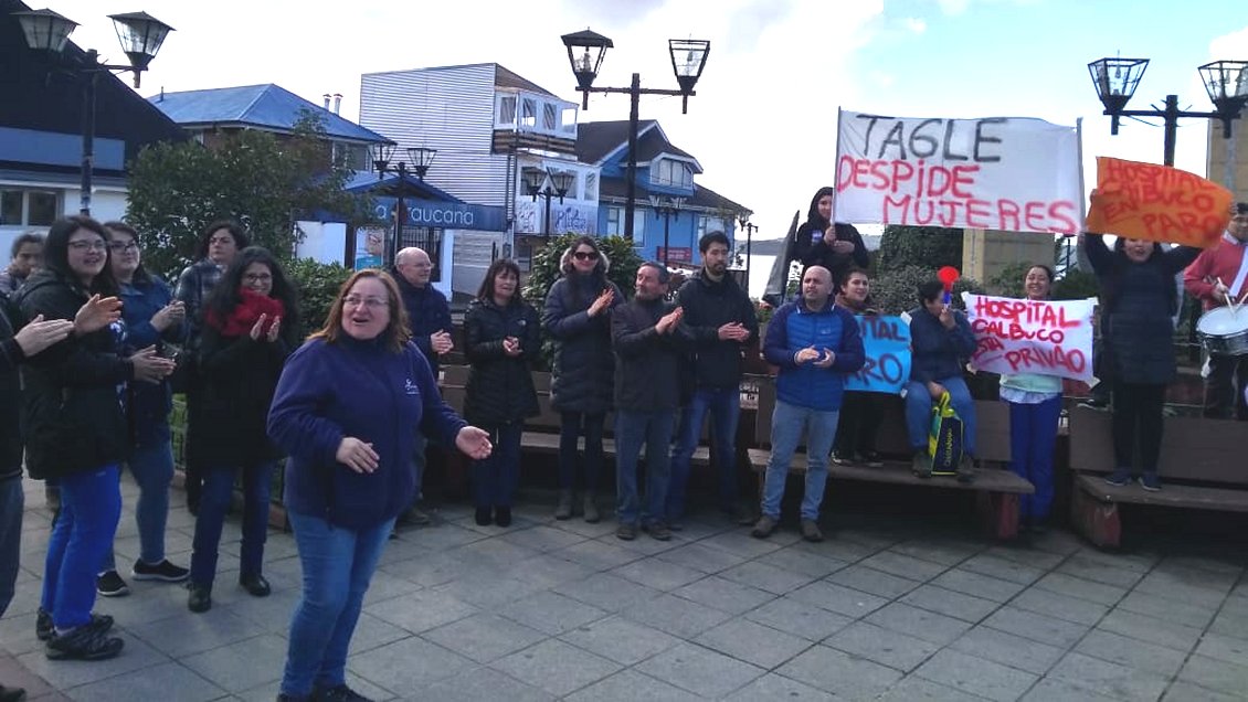 Tres ex funcionarias del Hospital de Calbuco están en huelga de hambre