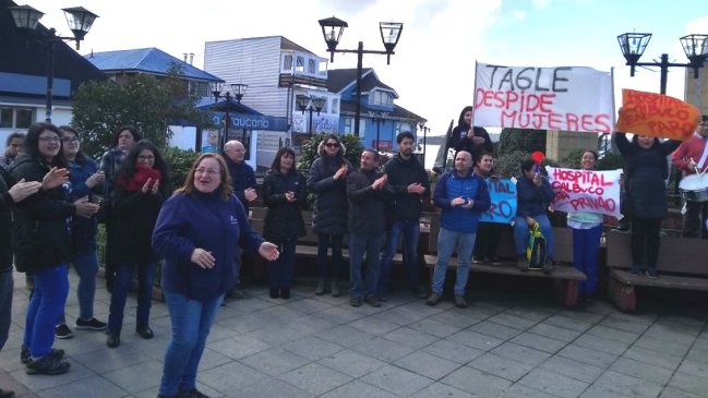 Tres ex funcionarias del Hospital de Calbuco están en huelga de hambre
