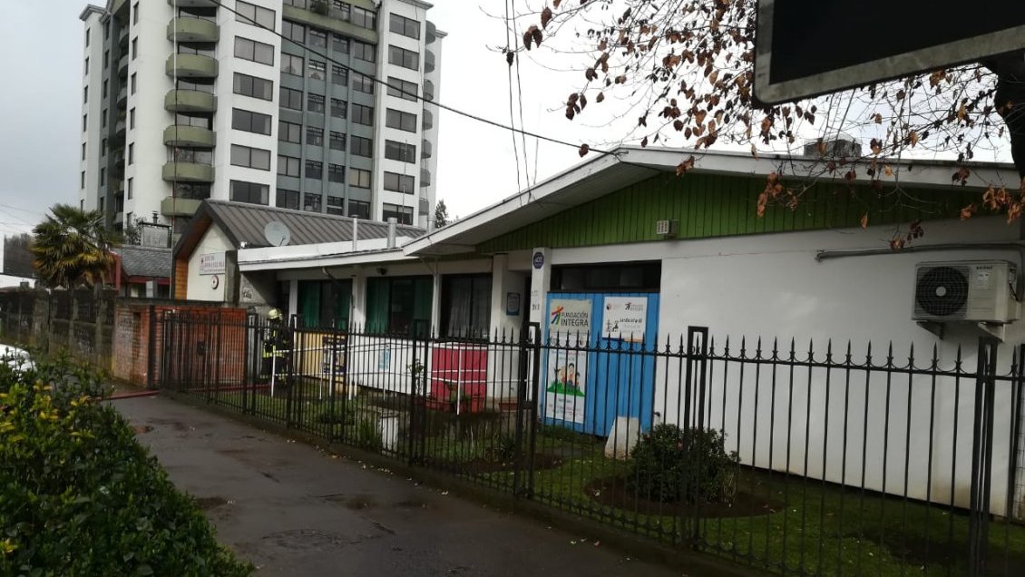 Fuga de gas obligó a evacuar un jardín infantil en Temuco