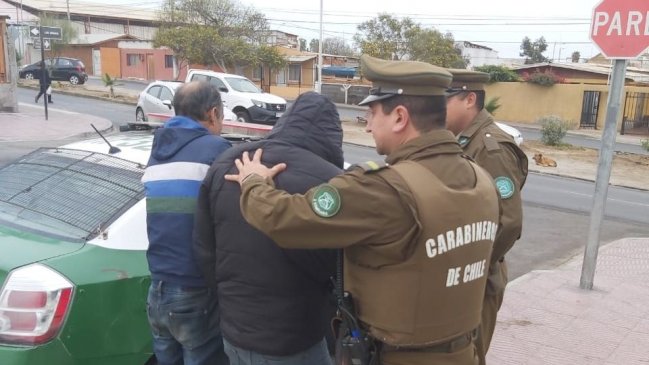 Hombre agredió a un carabinero durante un control policial en Caldera