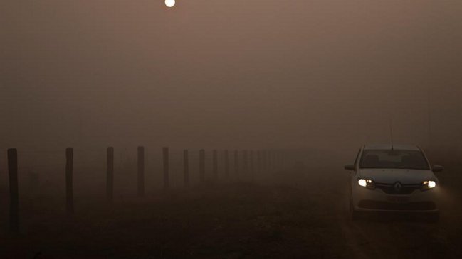 Seis personas murieron en accidente de tránsito causado por humo de incendios en Brasil