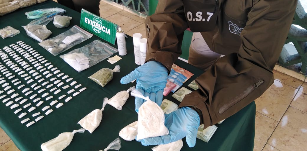 Ocho detenidos por microtráfico en la población Juan Pablo II de Antofagasta