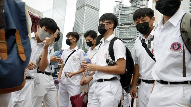 Comenzó la huelga estudiantil en Hong Kong en apoyo a las protestas