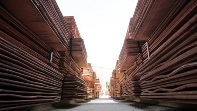 El cobre cayó a su precio más bajo en dos años