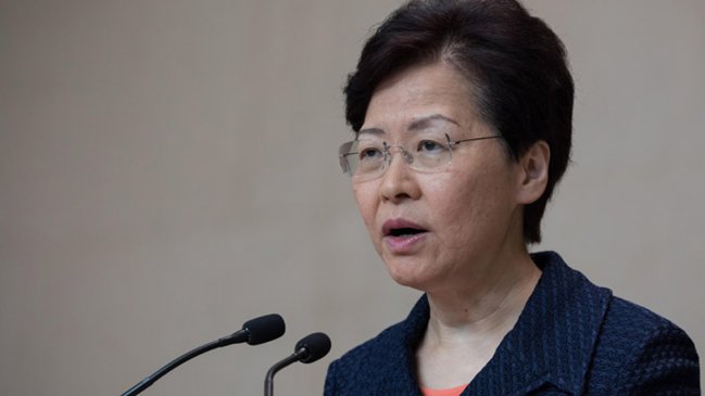 Líder hongkonesa retiró proyecto de ley de extradición