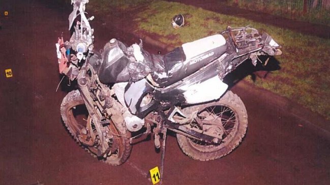 Tribunal condenó a seis años de cárcel a motociclista que provocó muerte de su acompañante