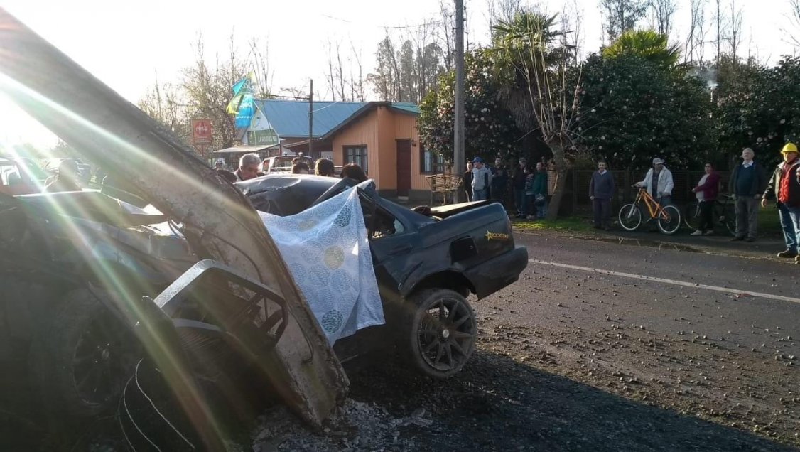 Chillanejo falleció tras chocar su vehículo contra un poste eléctrico en Pinto