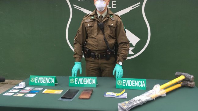 Sospechoso de robos en Talca intentó atropellar a carabineros en medio de balacera