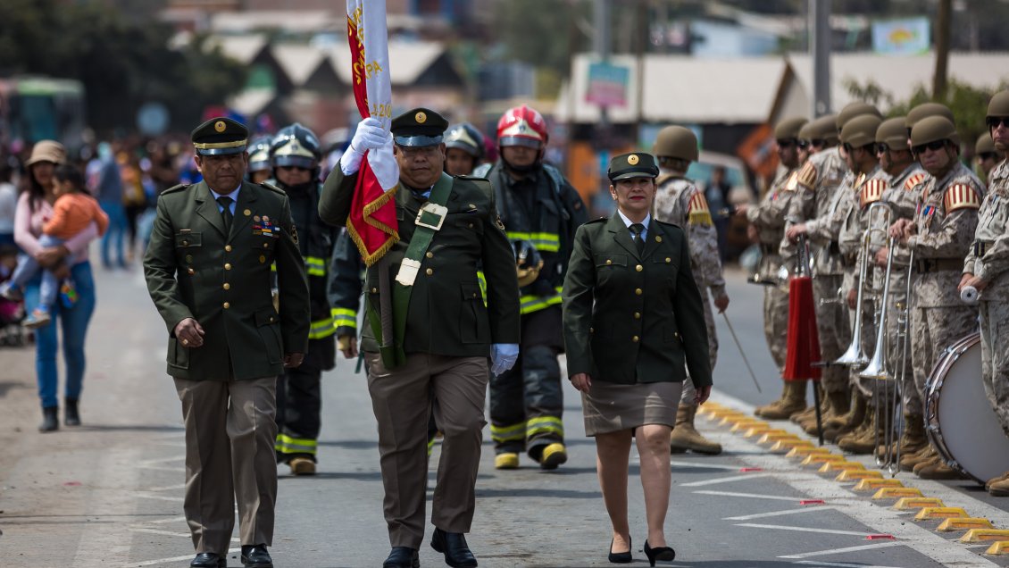 San Miguel abrió la temporada de desfiles de Fiestas Patrias en Arica