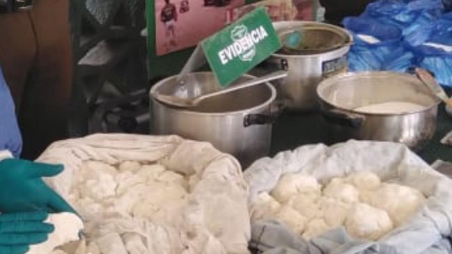 Desbaratan laboratorio de drogas en la población Balmaceda de Antofagasta